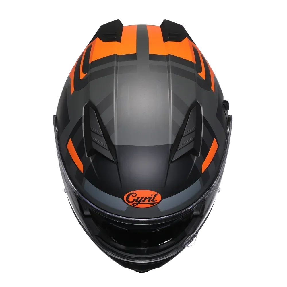 Full Face Motorcycle Helmet with Dual Visor
