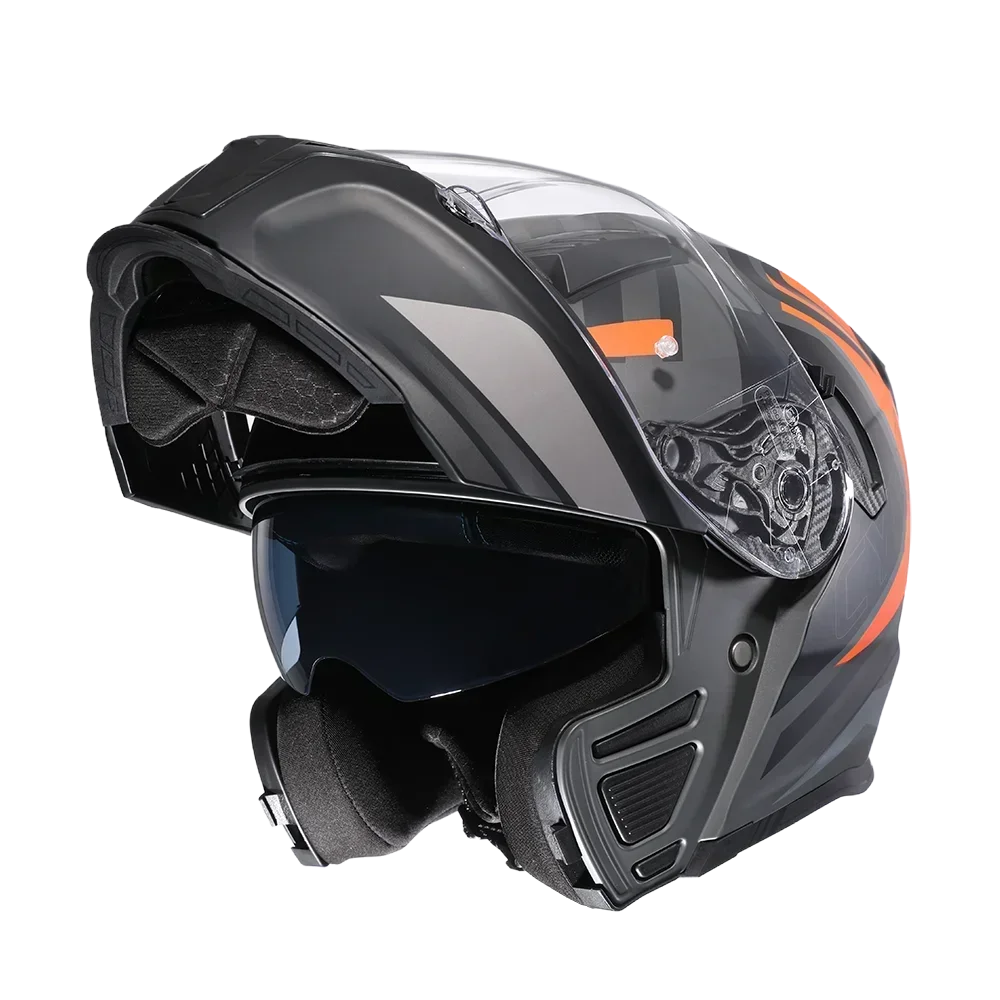 Full Face Motorcycle Helmet with Dual Visor