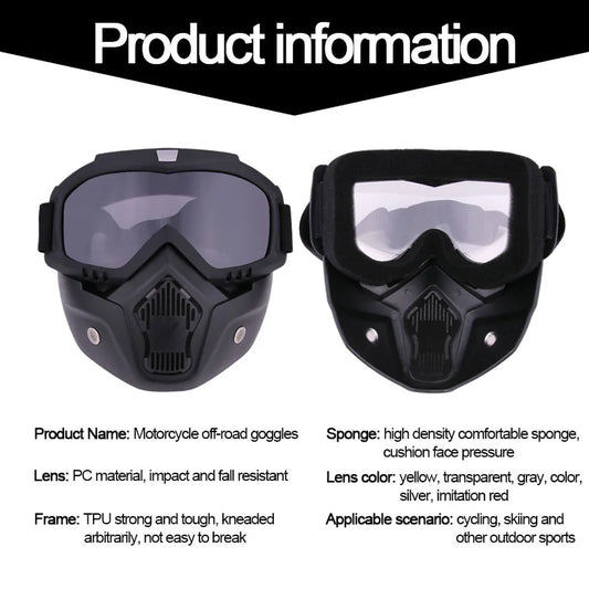 Motorcycle Helmet Glasses