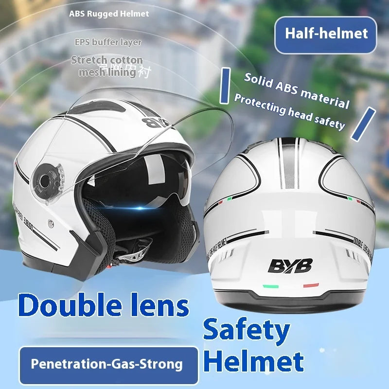 Motorcycle Open Face Helmet