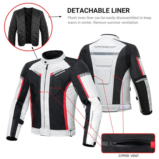 HEROBIKER Waterproof Motorcycle Jacket and Pants