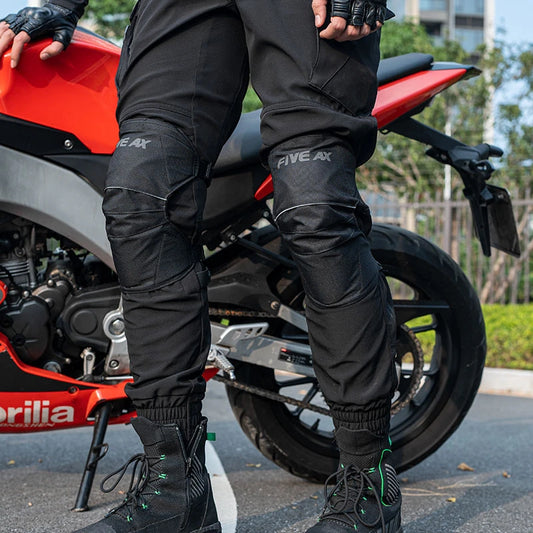 FIVE AX Black Knee Protection Gear