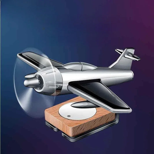 Solar Rotating Mini Aircraft Air Freshener