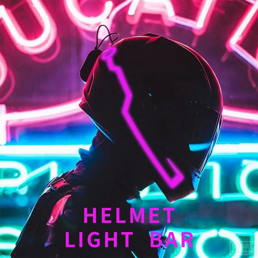 Motorcycle Helmet Light Strip